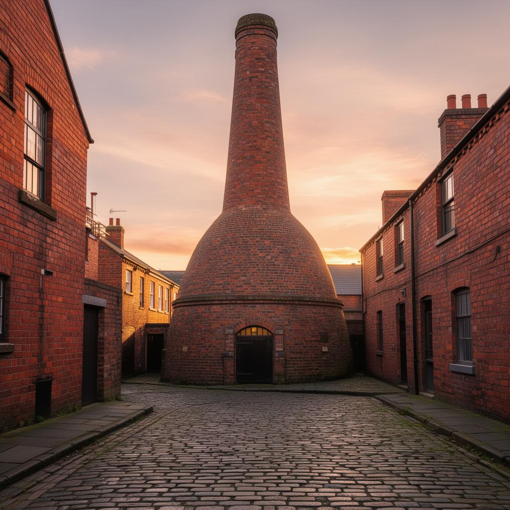 Historic Stoke-on-Trent pottery pot bank